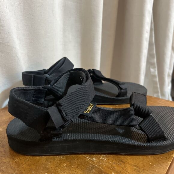 Teva Womens Size 8 Black Midform Universal Platform Sandals 1090969 Walking - Picture 3 of 10